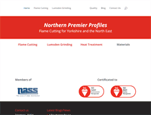 Tablet Screenshot of npprofiles.co.uk